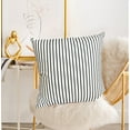 thumbnail image 3 of Decorative Throw Pillow Covers Set of 2 Black Pillow Covers 20x20 inch Throw Pillow Cases Linen Square Pillow Case,Farmhouse Outdoor Modern Striped Pillow Covers for Couch Sofa Living Room, 3 of 6