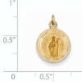 thumbnail image 2 of Beautiful 14k Saint Patrick Medal Charm, 2 of 2