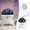 White, variant on Mrmaere Bluetooth Speaker Starlight, Bedroom USB Projection Romantic Night Light, LED Sky Full of Rotating Music Ambient Light Black