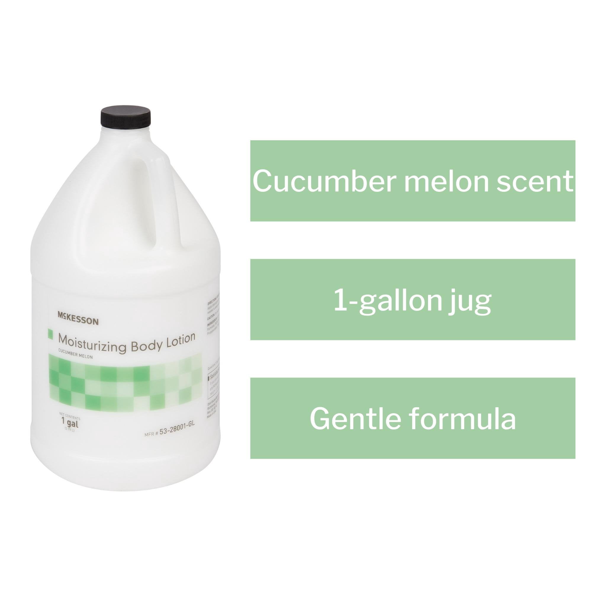 McKesson Moisturizing Hand and Body Lotion - Cucumber Melon Scent, 1 gal, 4 Ct