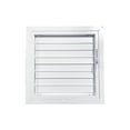 thumbnail image 3 of Rejilla de ventilación con lamas móviles, acero inoxidable, salida de aire, rejilla de ventilación exterior para conductos de ventilación de secadoras de ropa (aberturas 250-250 mm), 3 of 5