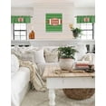 thumbnail image 5 of Valance Curtains for Windows Football Sport Window Treatment Curtains Green Stripes Short Curtain Rod Pocket Valances for Kitchen Bathroom Living Room, 1 Panel 54x18 Inch, 5 of 6
