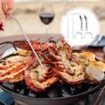 thumbnail image 1 of SEWACC 1 Set Baking Thermometer Silver Plastic Oven and Grill Monitoring for Friends, 1 of 8
