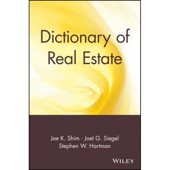 Pre-Owned Dictionary of Real Estate (Paperback) 0471013358 9780471013358