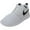 White / White / Black, variant on Nike Women's Roshe One White / Black Ankle-High Cotton Sneaker - 9M
