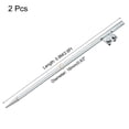 thumbnail image 2 of Unique Bargains Ground Rod Cold Galvanized Grounding Pin 2.6ft Straight Welding Plate Double Hole Grounding Stake, 2pcs, 2 of 4