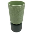 thumbnail image 2 of Bergamo Art 12 Inch Tall Modern Ceramic Flower Vase in Green, 2 of 7