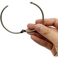 thumbnail image 3 of Ktojoy 2 Inch (15 Pack) Loose Leaf Binder Rings, Nickel Plated Steel Binder Rings,Keychain Key Rings, Metal Book Rings,Silver, For School, Home, Or Office, 3 of 4