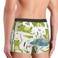 thumbnail image 4 of Bingfone Cartoon Frogs Men's Underwear - Casual Stretch Boxer Briefs-X-Large, 4 of 7