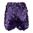 thumbnail image 5 of MEZZALL Women Sequin Party Shorts For Festive Club Shorts With Shine For Clubwear And Events Trendy Solid Color Summer Daily Casual Bottoms, 5 of 6