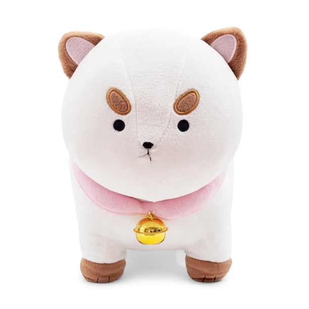 Peluche de peluche con forma de abeja y gato cachorro, 25 cm, abrazable y suave