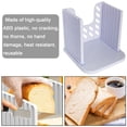thumbnail image 4 of Sunjoy Tech Toast Cutter Bread Slicer Guide Adjustable Width Cutter for Homemade Bread Foldable Crumb Tray 10/20mm Thickness Reusable Kitchen Tool, 4 of 7