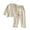 Coffee, variant on YunPes Boys Ribbed Loungewear Set Notch Collar Long Sleeve Shirts Loose Fit Pants Kids Spring/Fall Soft Textured Outfits