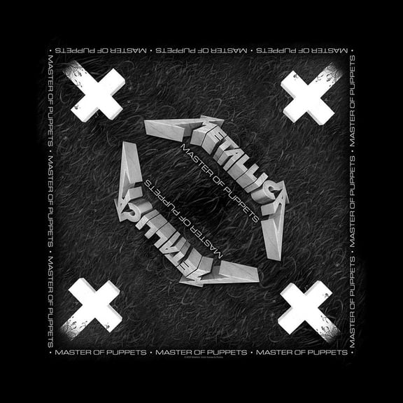Metallica Master of Puppets Bandana Black