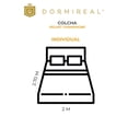 thumbnail image 2 of Colcha Dormireal Velvet Terciopelo Champange Doble Vista Individual, 2 of 7
