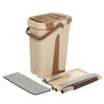 thumbnail image 2 of Hand-free Flat Squeeze Mop Bucket Set Floor Cleaning Wet & Dry Use W/ 2Pcs Microfiber Mop Pad, 2 of 4