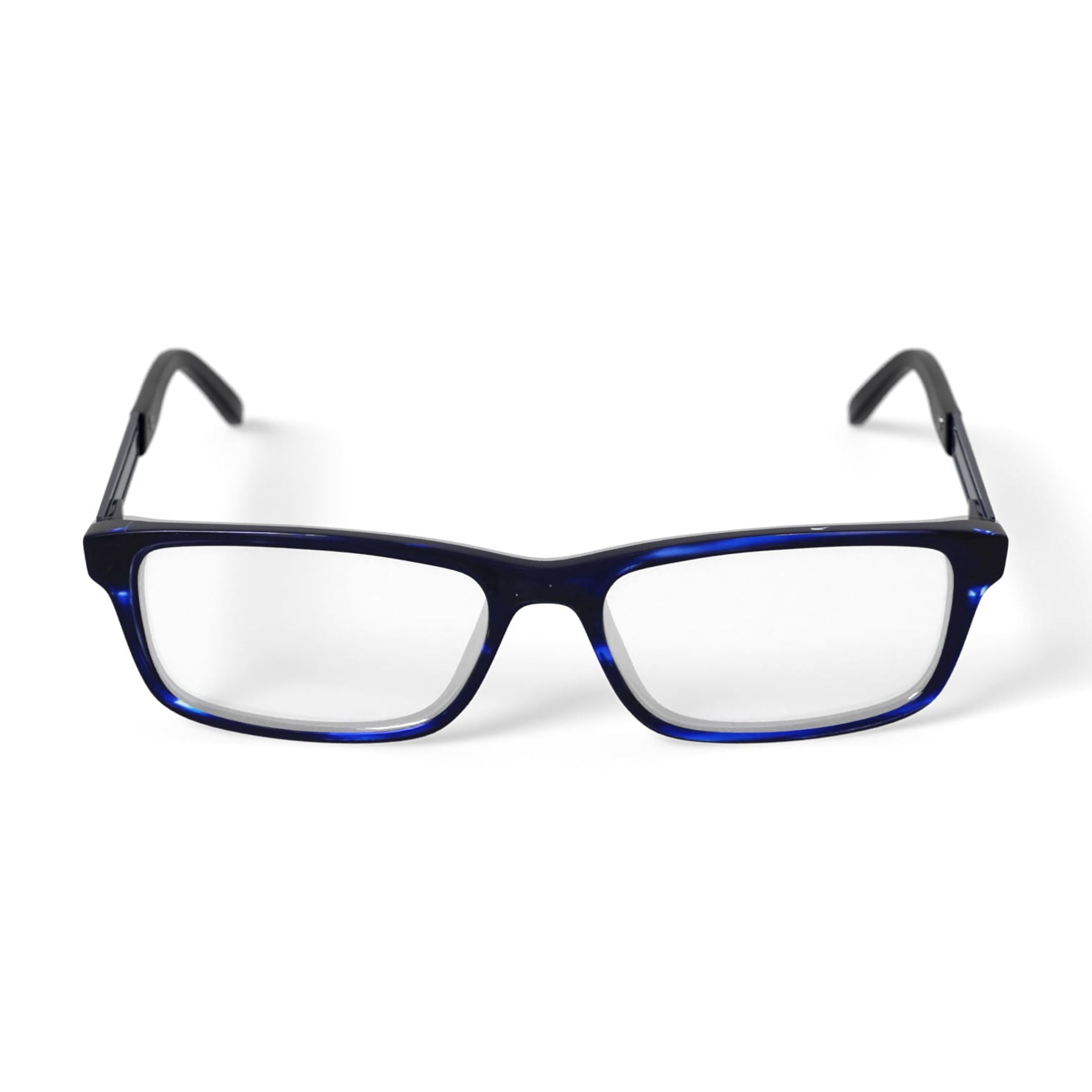 New Balance Men's NB445 Rectangular Prescription Eyeglasses with Case, Blue