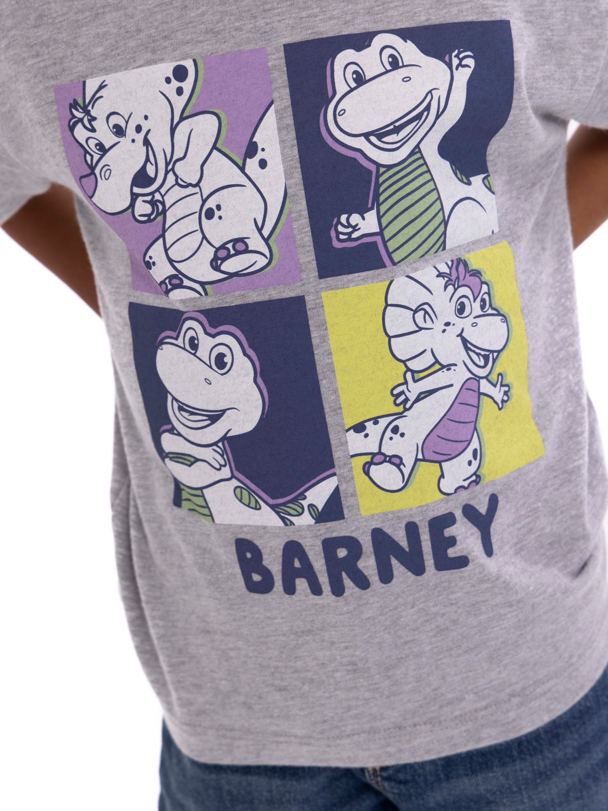 Barney Toddler Graphic Crewneck Tee with Short Sleeves, Sizes 12M-5T