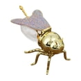 thumbnail image 3 of Elodie Bee Honey Jar with Spoon Condiment Container for Coffee Table Parties Dinner Violet Gold, 3 of 8