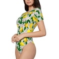 thumbnail image 3 of Picia Lemon1 Womens One Piece Swimsuits Modest Tummy Control Bathing Suits Lace Up Slimming Swim Suit-Small, 3 of 9