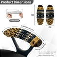 thumbnail image 6 of FKELYI American Tribal Horse Leopard Print Office Chair Covers Set 4 Piece Removable Computer Chair Slipcovers with Arm Rest Covers for Swivel Chair Armchair Home Decor, 6 of 7
