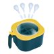 thumbnail image 4 of Caja de condimentos de rejilla múltiple BLESIY Tarro de condimentos amarillo, 4 of 8