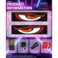 thumbnail image 2 of YOUBISON Ojos LED Demoníacos Flexibles 2 unidades 23"x5", Control por App, IP65, 2 of 9