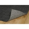 thumbnail image 5 of 3'x3' Soft and Durable Interlace Indoor - Outdoor Area Rugs Lightweight and Flexible for Easy Cleaning and Transport (Color: Black Ice), 5 of 7