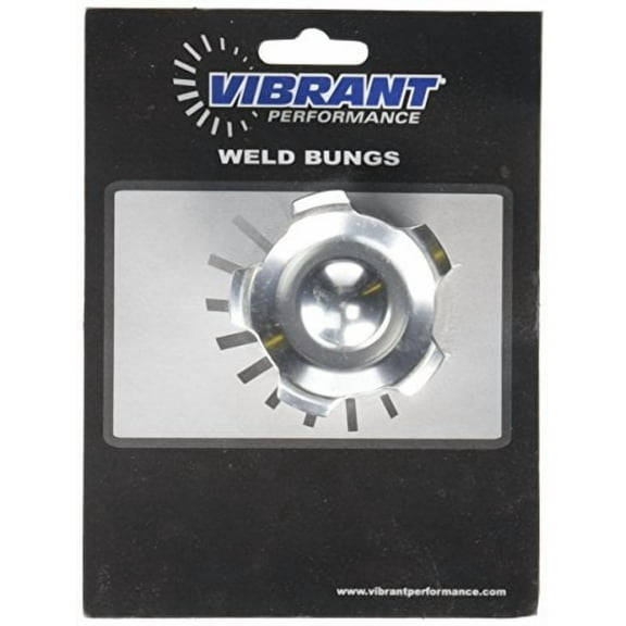 Vibrant Performance 11290 VIB11290 2IN OD ALUMINUM WELD BUNG   POLISHED ALUMINUM THREADED CAP