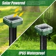 thumbnail image 3 of 8 Pack Mole Repellent Solar Powered, DOQAUS Waterproof Sonic Mole Deterrent, Rodent Gopher Repellent for Lawn, Garden & Yard, 3 of 9