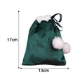 thumbnail image 6 of Dserhfy Christmas Gift Bag with Drawstring Closure Portable Soft Lovely Solid Present Packaging Bag Reusable Drawstring Candy Bag Christmas Tree Decoration Holiday Supplies, 6 of 8