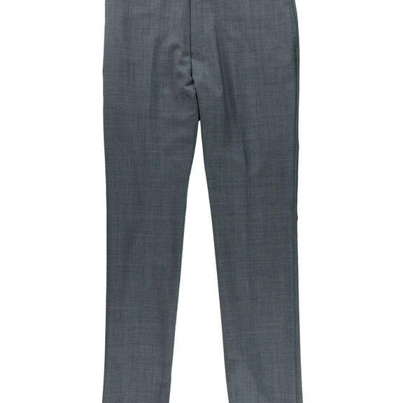 Ralph Lauren Mens Wool Dress Pants Slacks, Blue, 38W x UnfinishedL