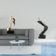 thumbnail image 2 of Escultura De Nota Musical De Resina, Figura Creativa, Adorno De Mesa, Centro De Mesa, Estatua De Escalera De Pensador Abstracto, Artesanía, Estantería, Objetos Decorativos, Decoraciones De, 2 of 8