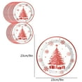 thumbnail image 3 of LIORAGLJ 9in Multi-size 16 Pieces Paper Plates for Christmas and Birthday Party Tableware Needs, 3 of 6