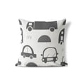 thumbnail image 2 of Traffic Ivory Throw Pillow, 2 of 4