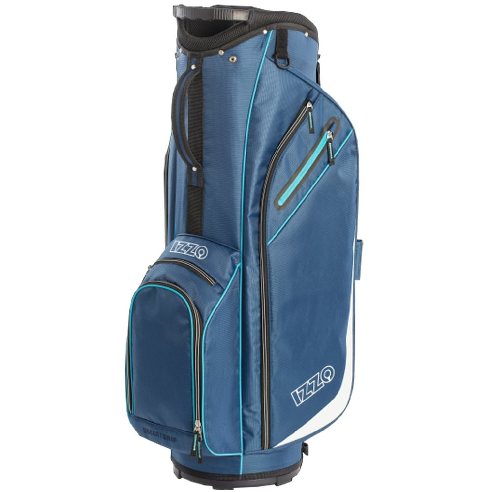 Izzo Golf UltraLite Single Strap 14 Way Top Cart Bag, Navy Blue