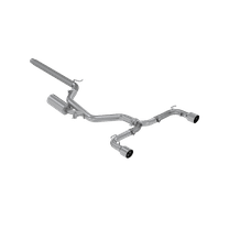 2015-2021 Volkswagen Golf Pro Series 3 Inch Cat Back Dual Split Rear Exit T304 Stainless Steel Exhaust System MBRP