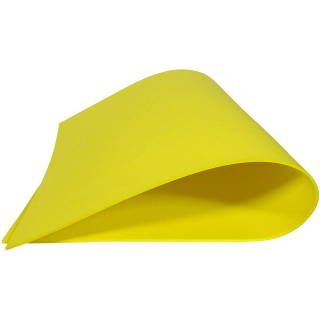 3D Embroidery Puffy Foam 3 mm Thickness. 67 cm x 49 cm (Yellow Canari)
