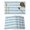White Blue, variant on Purple Striped Placemats Set of 8, Farmhouse Vintage Stripes Placemats for Dining Table, Place Mats for Kitchen Tabletop, Waterproof Wipeable Dining Table Mats Set