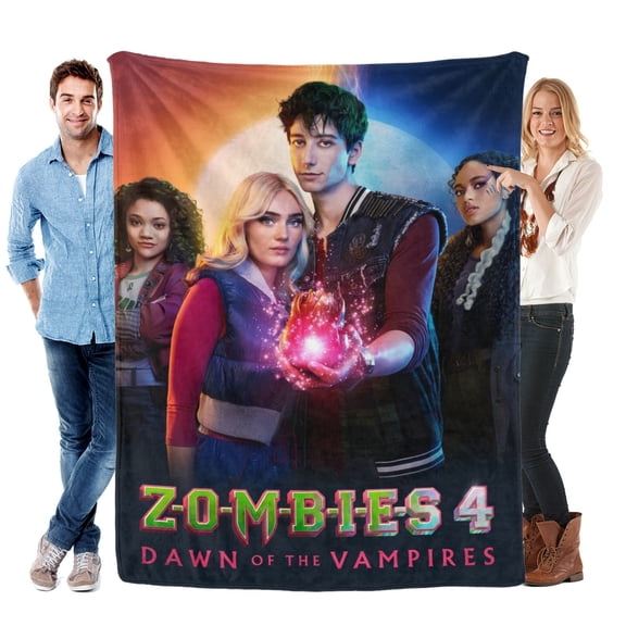 Zombies 4 Blanket Soft Bed Sofa Throw Cozy Lightweight Birthday Gift