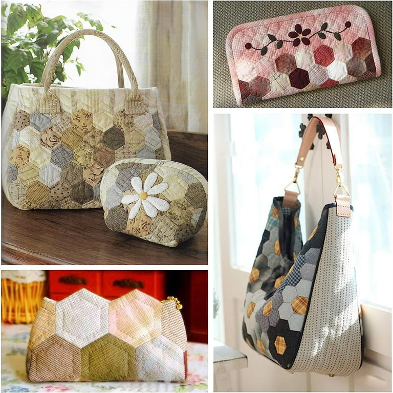 200 Pezzi Sagome Di Carta Per Quilting - Template English Paper Piecing Per Patchwork - Foto 3