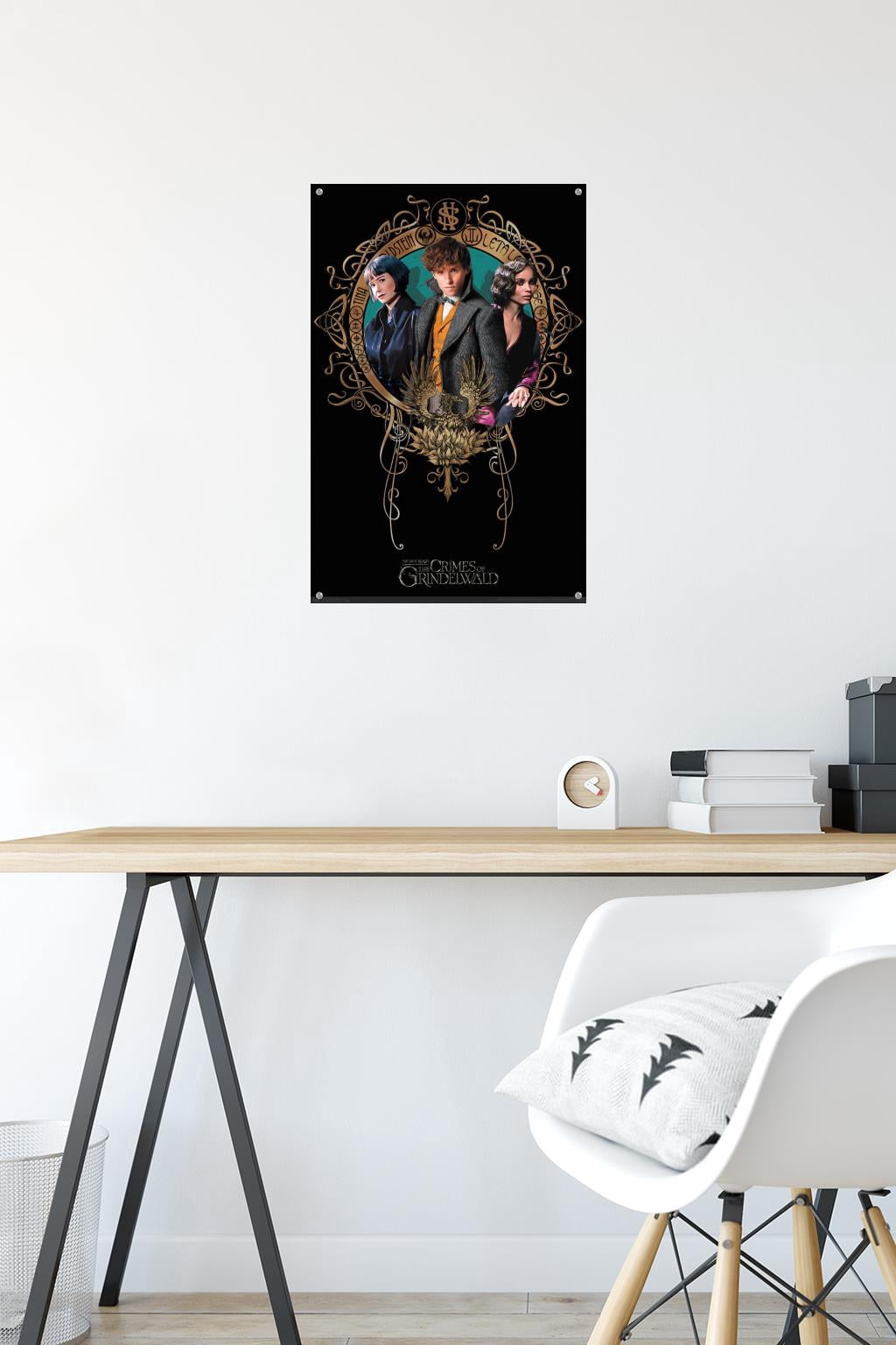 Fantastic Beasts: Crimes Of Grindelwald - Trio Wall Poster with Push Pins, 14.725" x 22.375"