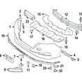 thumbnail image 2 of New Genuine Nissan Finisher Bump R 620905SA0C / 62090-5SA0C OEM, 2 of 10