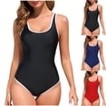 thumbnail image 4 of MIUOWANP Women's Bikini Swimsuits Plus Size Ladies' Fashionable And Sexy Camisole Backless Swimsuit Red S, 4 of 4