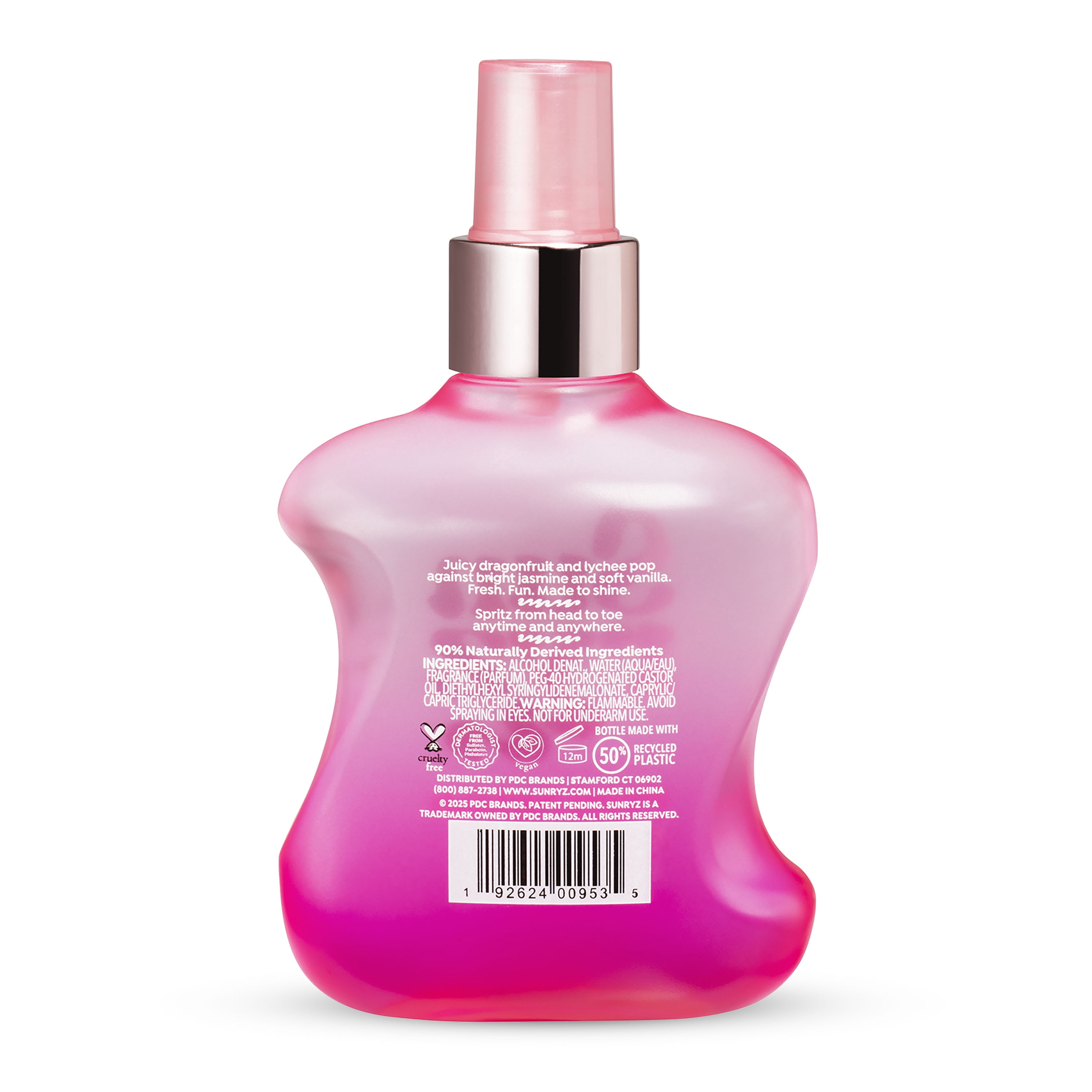 Sunryz Petal Splash Long-Lasting Fragrance Body Mist, 6 fl oz
