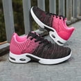 thumbnail image 5 of AJGRHE Womens Sneakers Air Cushion Running Shoes Lightweight Tennis Walking Shoes Mesh Breathable Gym Work Fashion Sneakers Athletic Comfortable Casual Pink 42, 5 of 9