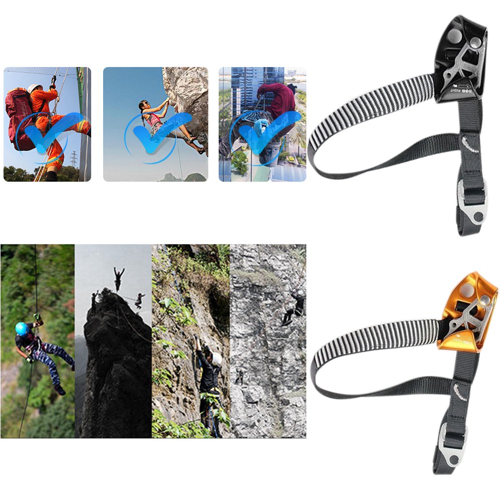 LEFT /RIGHT Foot Climbing Ascender Tree Rigging Arborist Caving Gear