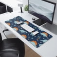 thumbnail image 2 of Long Mouse Pads for Desk,Blue Toned Dinosaur and Palm Tree Desk Mats on Top Of Desks, Desk Mouse Pad Extra Large with 3mm Non-Slip Base and Stitched Edge for Gaming,Work,Home 31.5"x11.8", 2 of 5