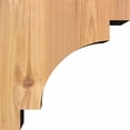 thumbnail image 3 of 5 1/2"W x 8"D x 8"H Mediterranean Smooth Corbel, Western Red Cedar, 3 of 9
