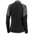 thumbnail image 3 of Women's Fanatics Black LAFC Interlock Quarter-Zip Pullover, 3 of 3